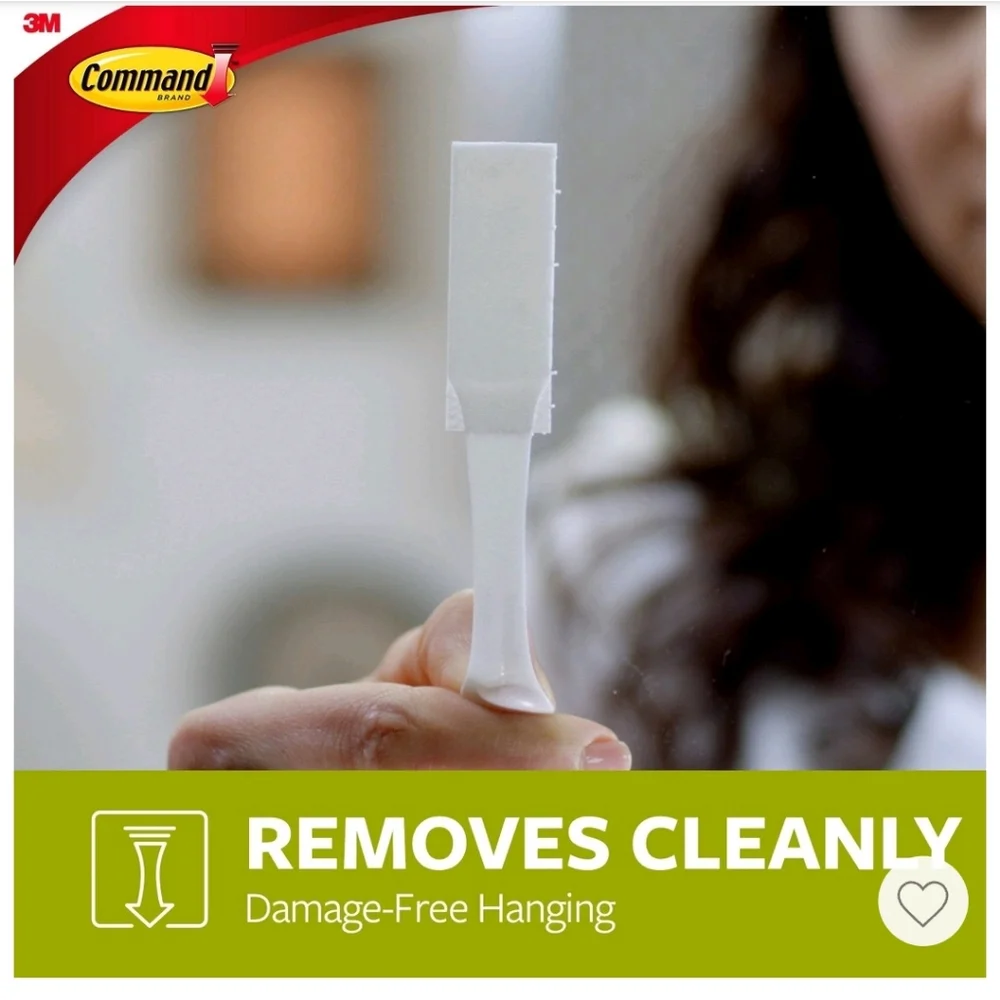 Command 12 Sets of Medium - 16 Sets of Large Size Picture Hanging Strips